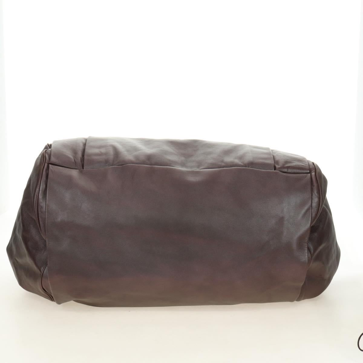 BOTTEGA VENETA INTRECCIATO Shoulder Bag Leather Brown 248522 Auth 183977V