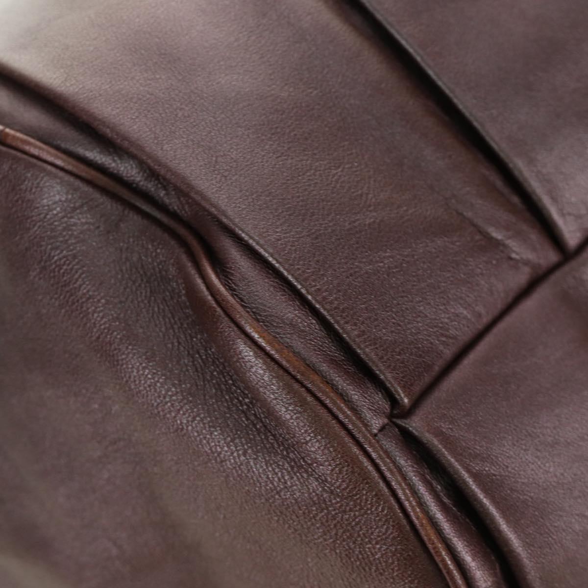 BOTTEGA VENETA INTRECCIATO Shoulder Bag Leather Brown 248522 Auth 183977V