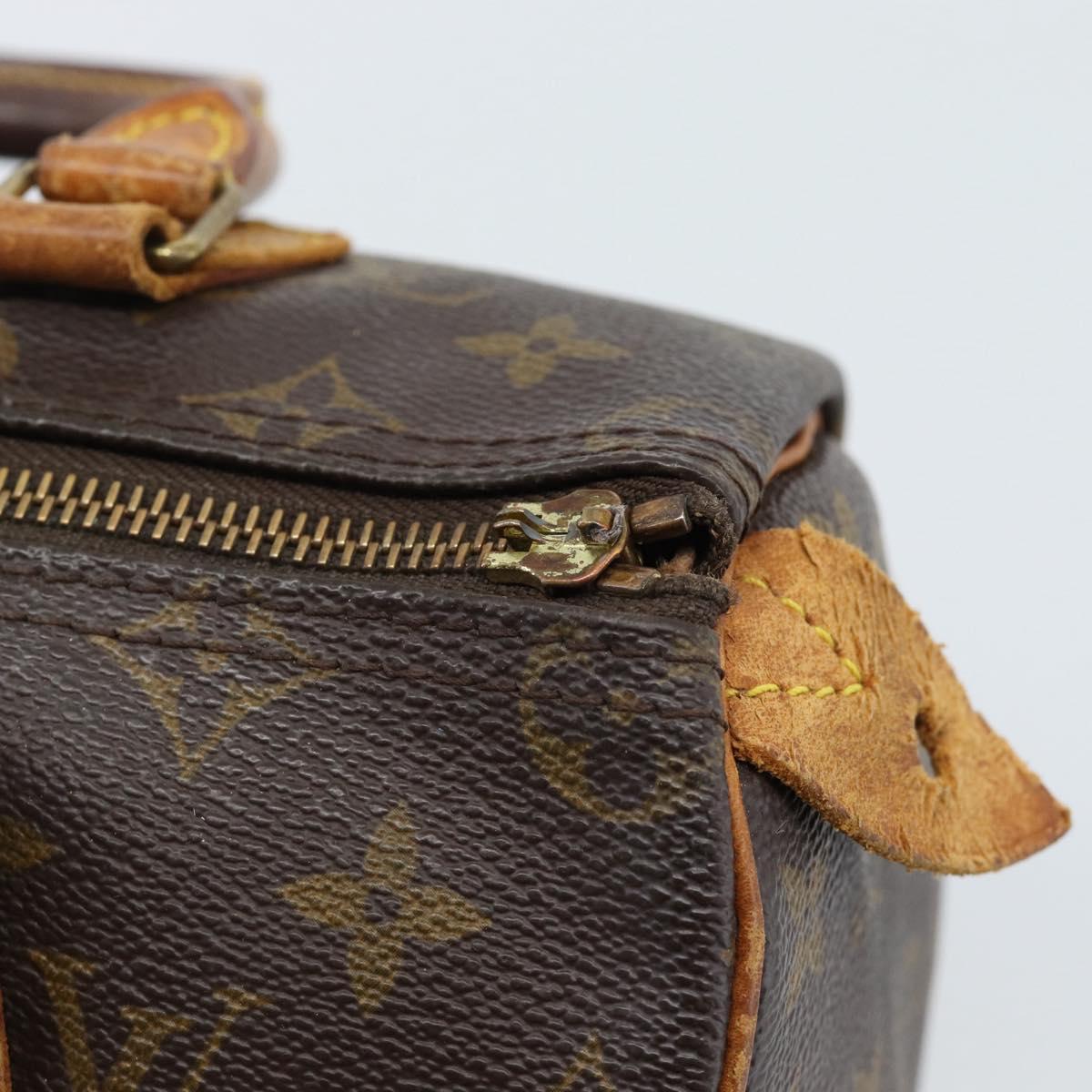 LOUIS VUITTON Monogram Speedy 30 Hand Bag M41526 LV Auth 183984