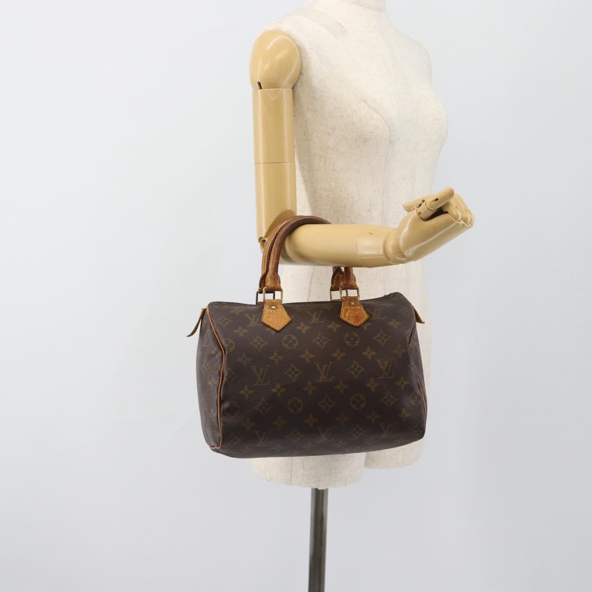 LOUIS VUITTON Monogram Speedy 30 Hand Bag M41526 LV Auth 183984
