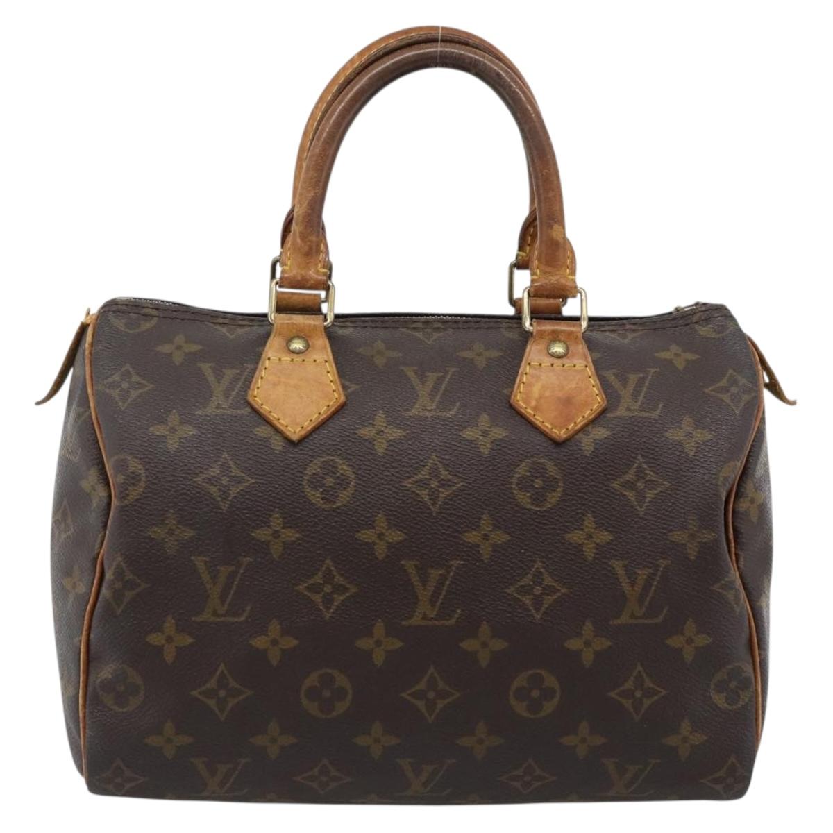 LOUIS VUITTON Monogram Speedy 30 Hand Bag M41526 LV Auth 183984