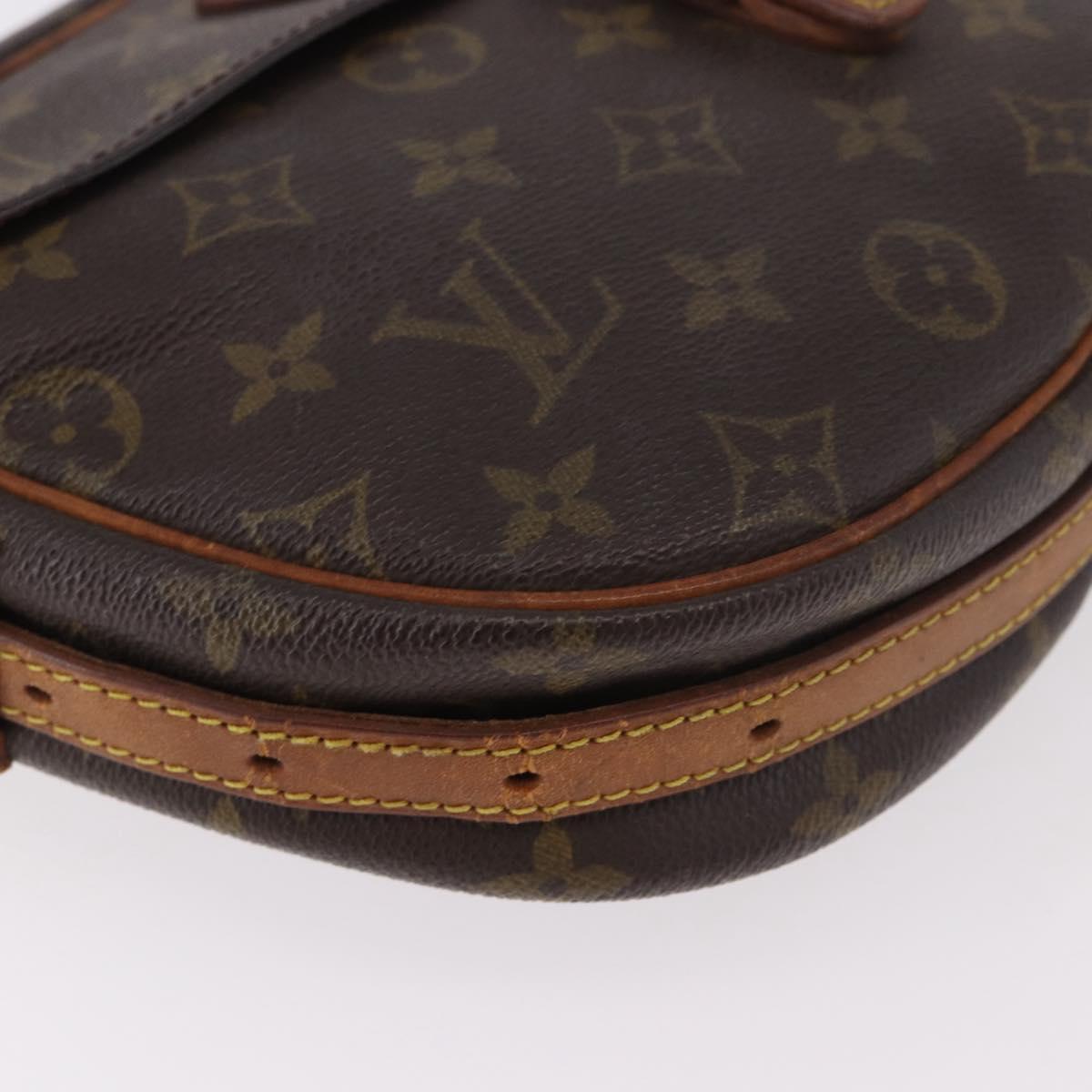 LOUIS VUITTON Monogram Jeune Fille MM Shoulder Bag M51226 LV Auth 183987
