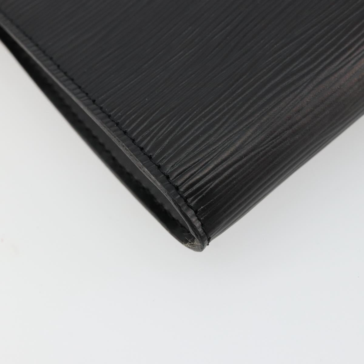 LOUIS VUITTON Epi Pochette Accessoires Pouch Black M52982 LV Auth 184002A