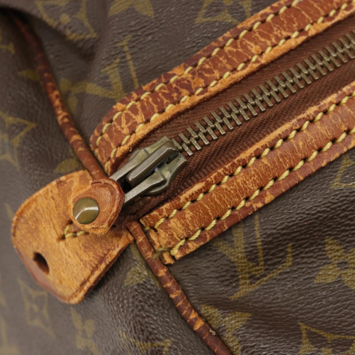 LOUIS VUITTON Monogram Sac Souple 45 Boston Bag M41624 LV Auth 184046
