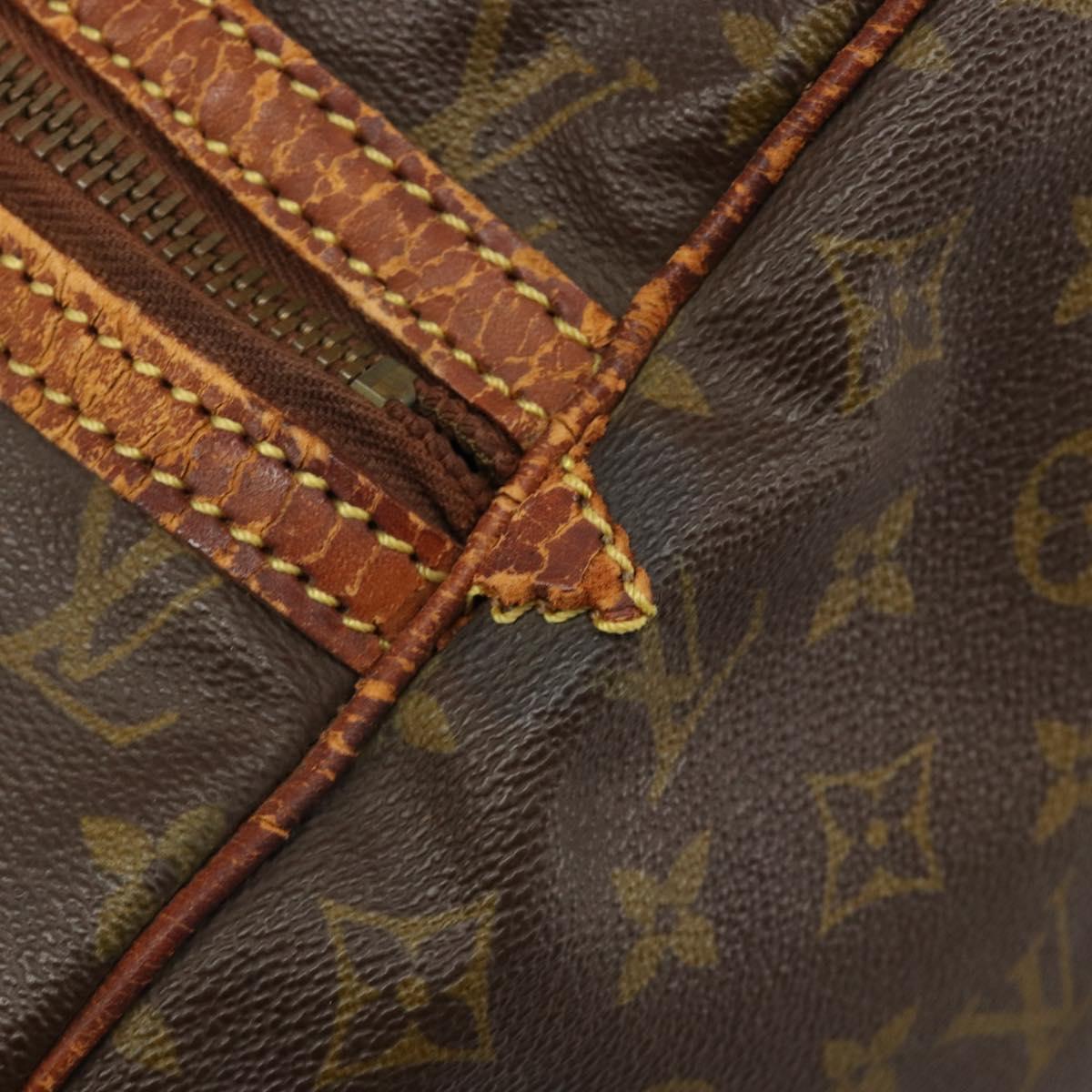 LOUIS VUITTON Monogram Sac Souple 45 Boston Bag M41624 LV Auth 184046