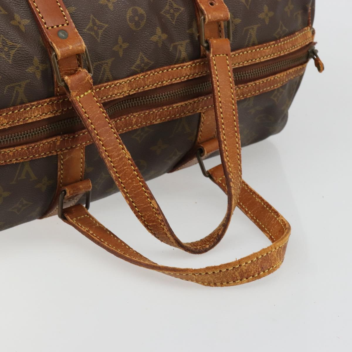 LOUIS VUITTON Monogram Sac Souple 45 Boston Bag M41624 LV Auth 184046