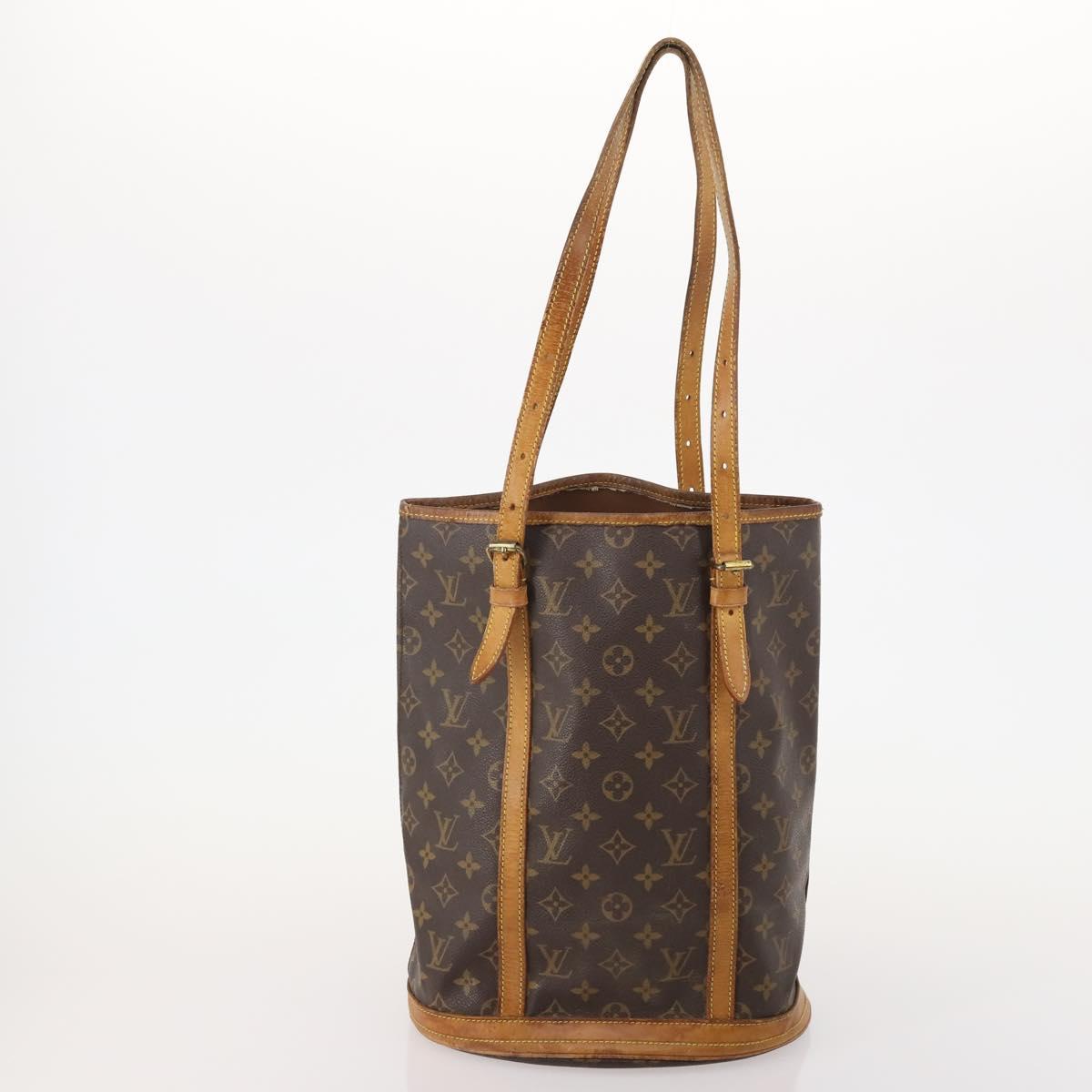 LOUIS VUITTON Monogram Bucket Shoulder Bag 3 Set LV Auth 184047