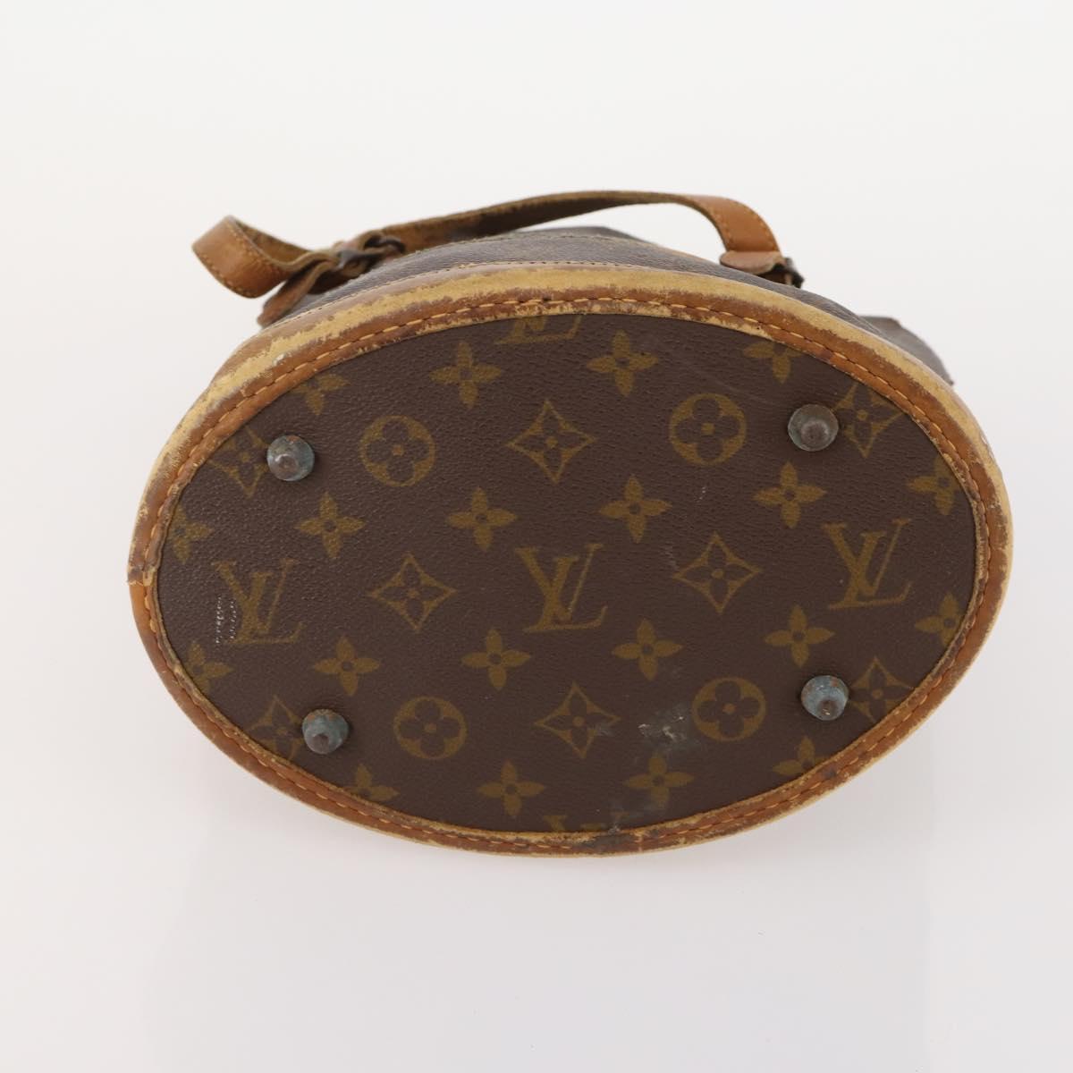 LOUIS VUITTON Monogram Bucket Shoulder Bag 3 Set LV Auth 184047