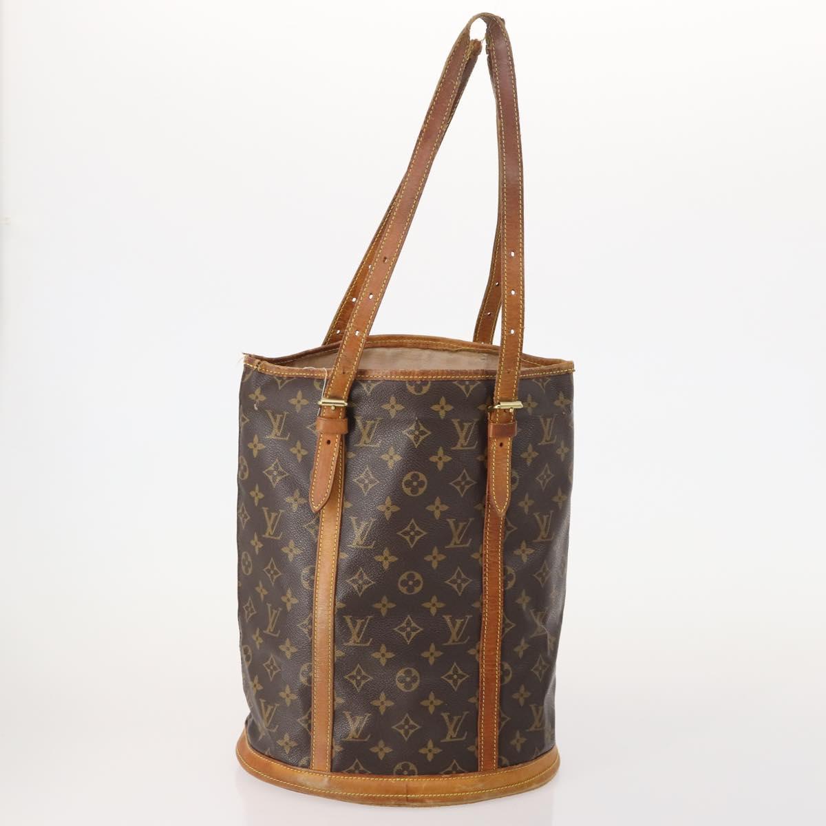 LOUIS VUITTON Monogram Bucket Shoulder Bag 3 Set LV Auth 184047