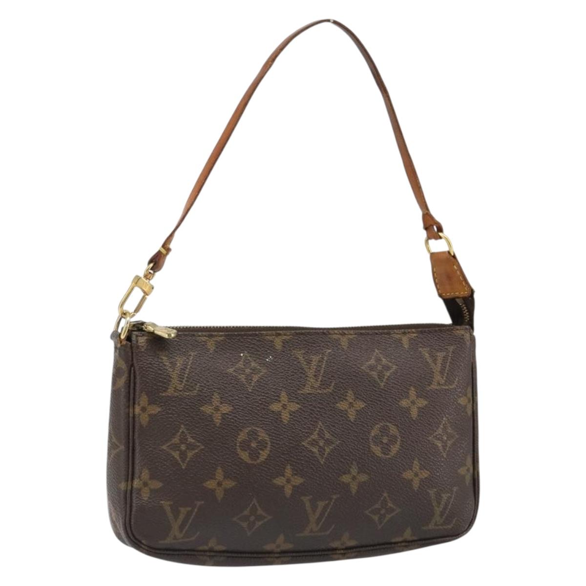 LOUIS VUITTON Monogram Pochette Accessoires Accessory Pouch M51980 Auth 184050