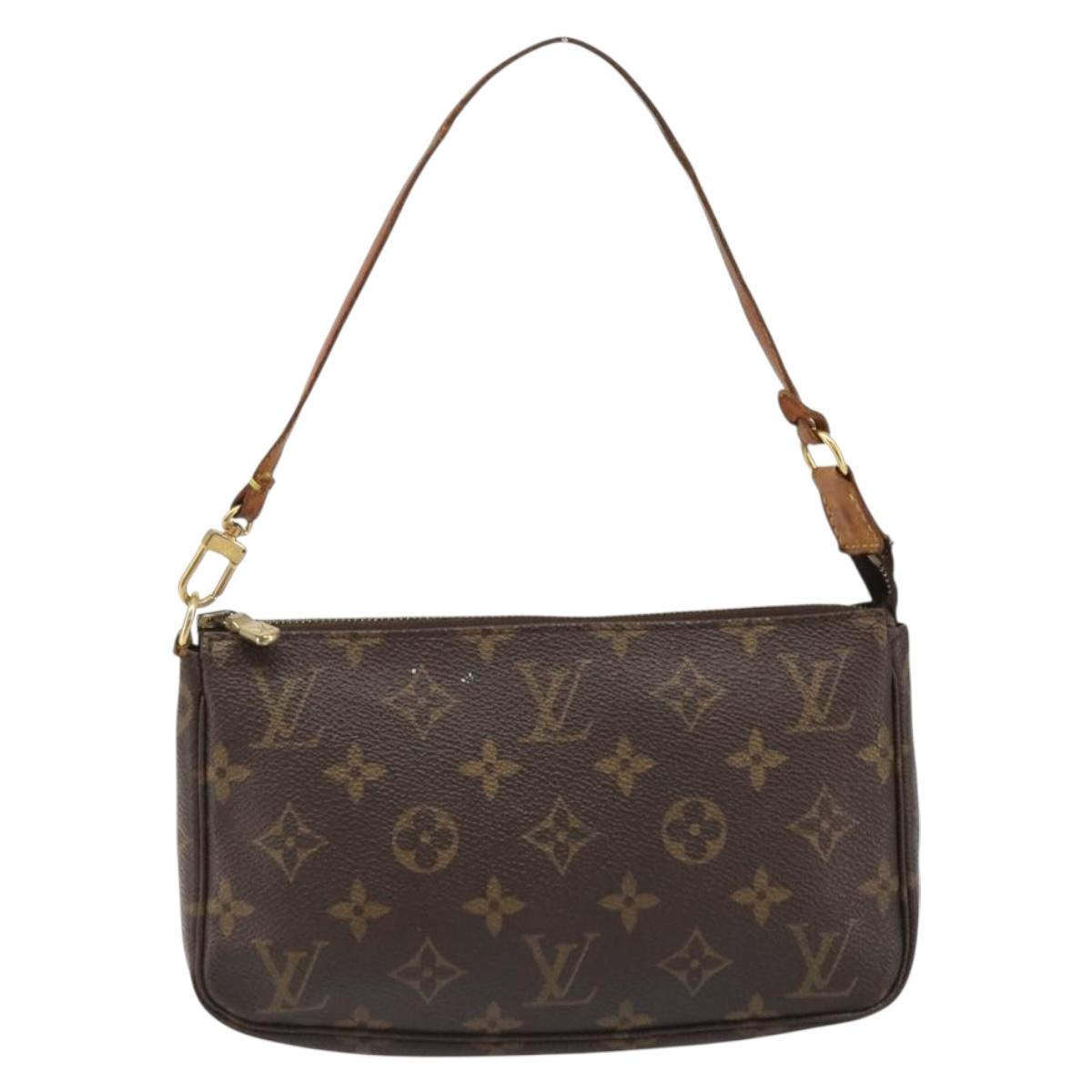LOUIS VUITTON Monogram Pochette Accessoires Accessory Pouch M51980 Auth 184050