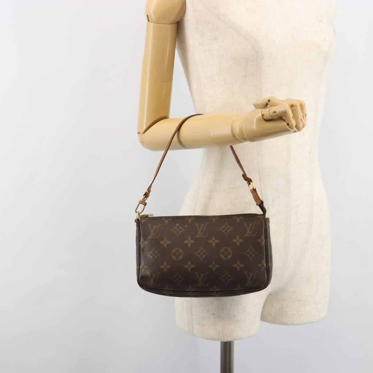 LOUIS VUITTON Monogram Pochette Accessoires Accessory Pouch M51980 Auth 184050
