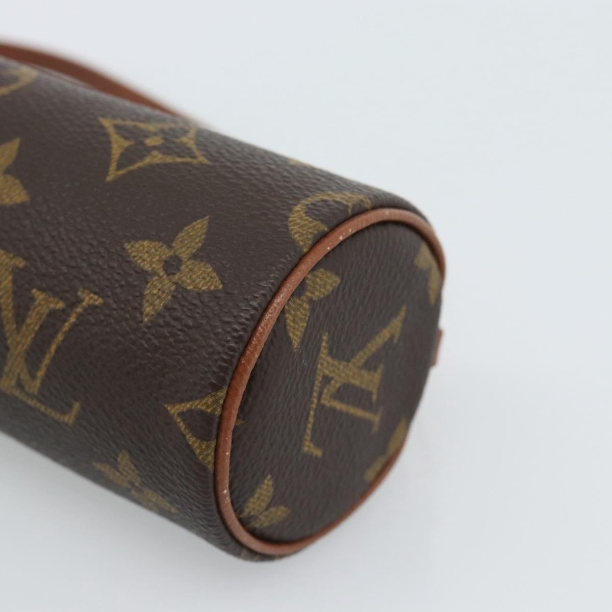 LOUIS VUITTON Monogram Papillon Pouch LV Auth 184124