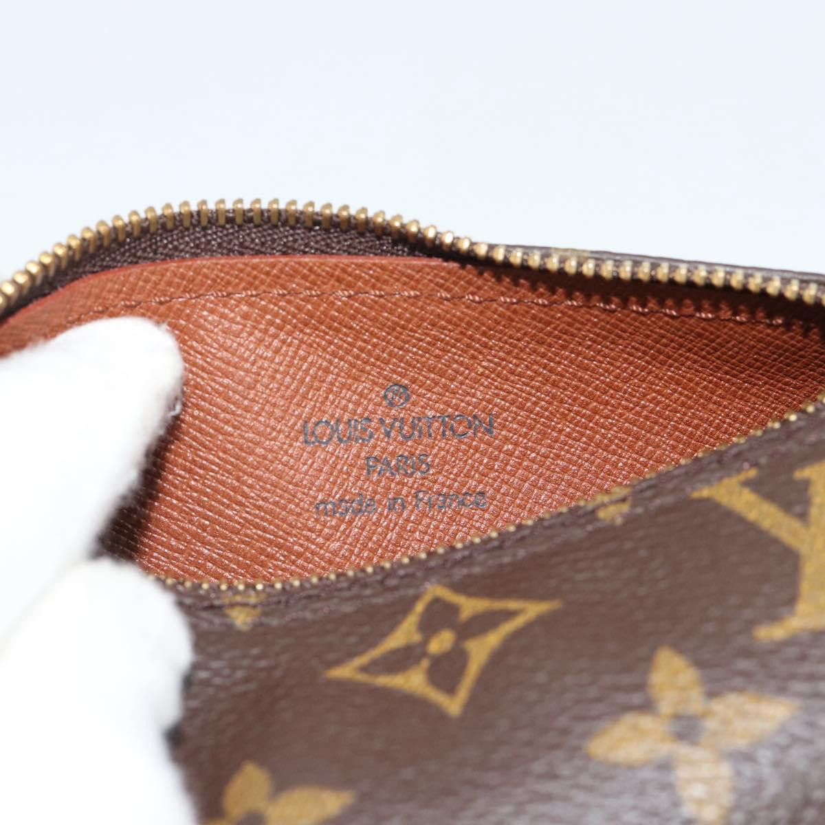 LOUIS VUITTON Monogram Papillon Pouch LV Auth 184124