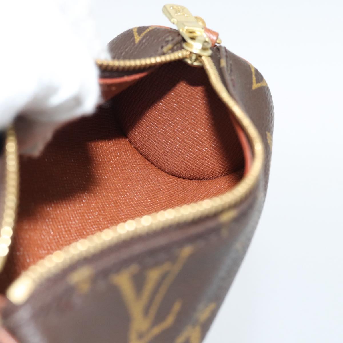 LOUIS VUITTON Monogram Papillon Pouch LV Auth 184124