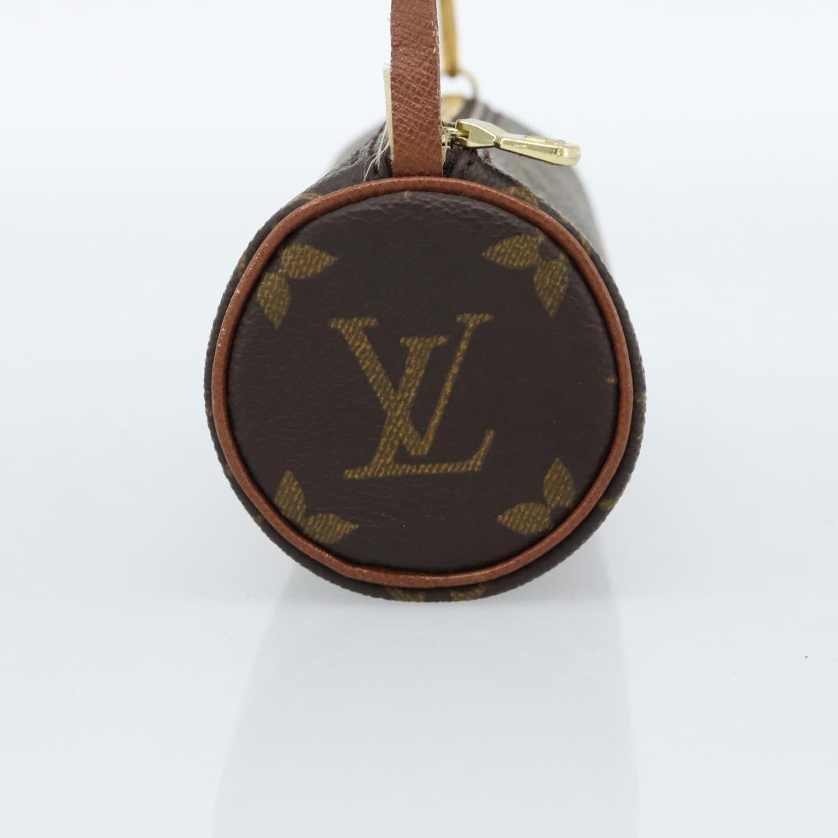 LOUIS VUITTON Monogram Papillon Pouch LV Auth 184124