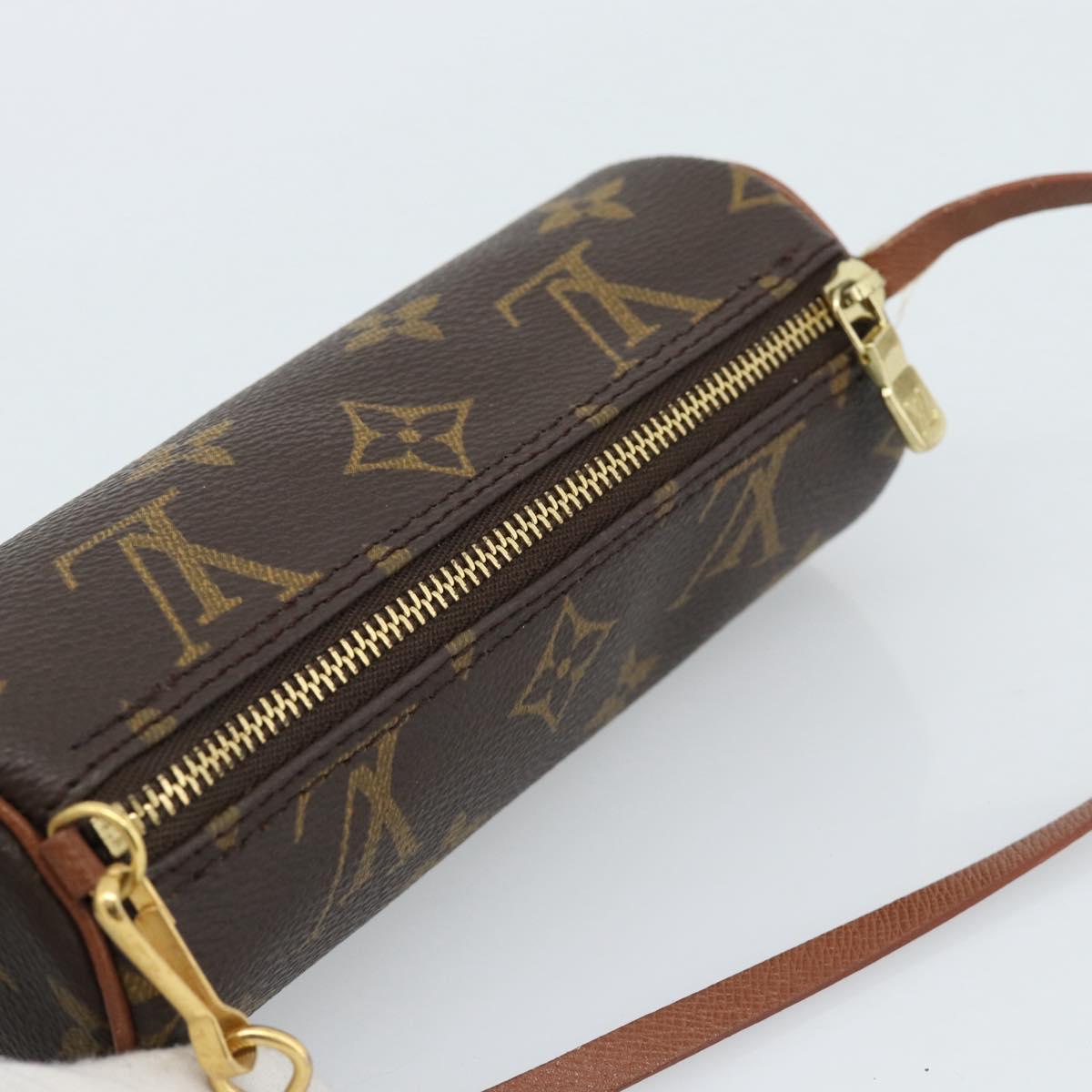 LOUIS VUITTON Monogram Papillon Pouch LV Auth 184124