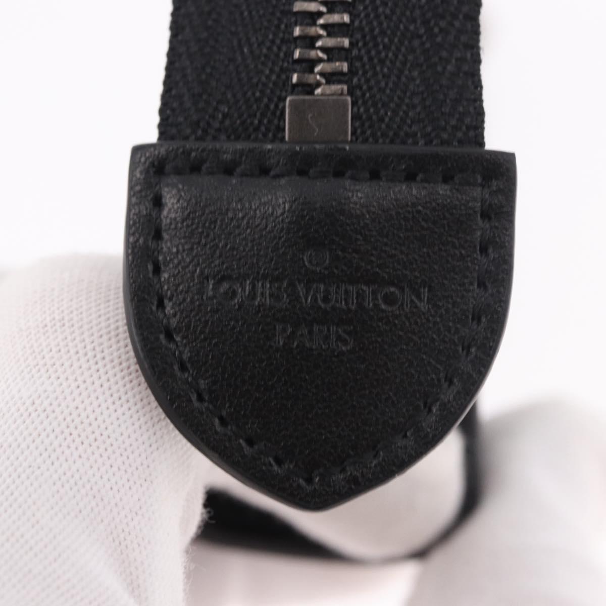 LOUIS VUITTON Eclipse Cles Voyage Pochette Coin Purse M82776 LV Auth 184128M