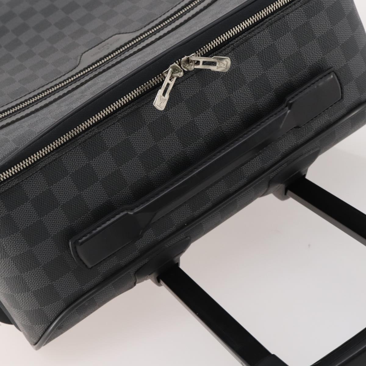 LOUIS VUITTON Damier Graphite Pegas 55 N23300 LV Auth 184132