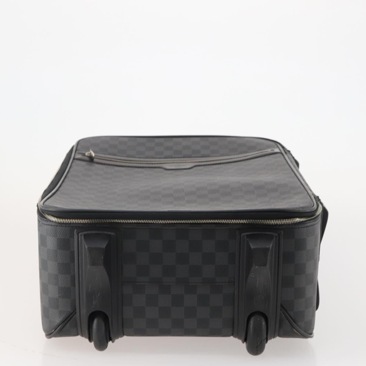 LOUIS VUITTON Damier Graphite Pegas 55 N23300 LV Auth 184132