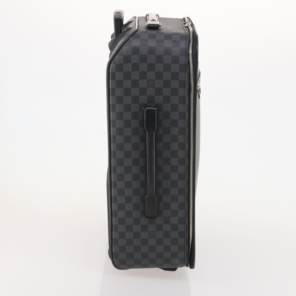 LOUIS VUITTON Damier Graphite Pegas 55 N23300 LV Auth 184132