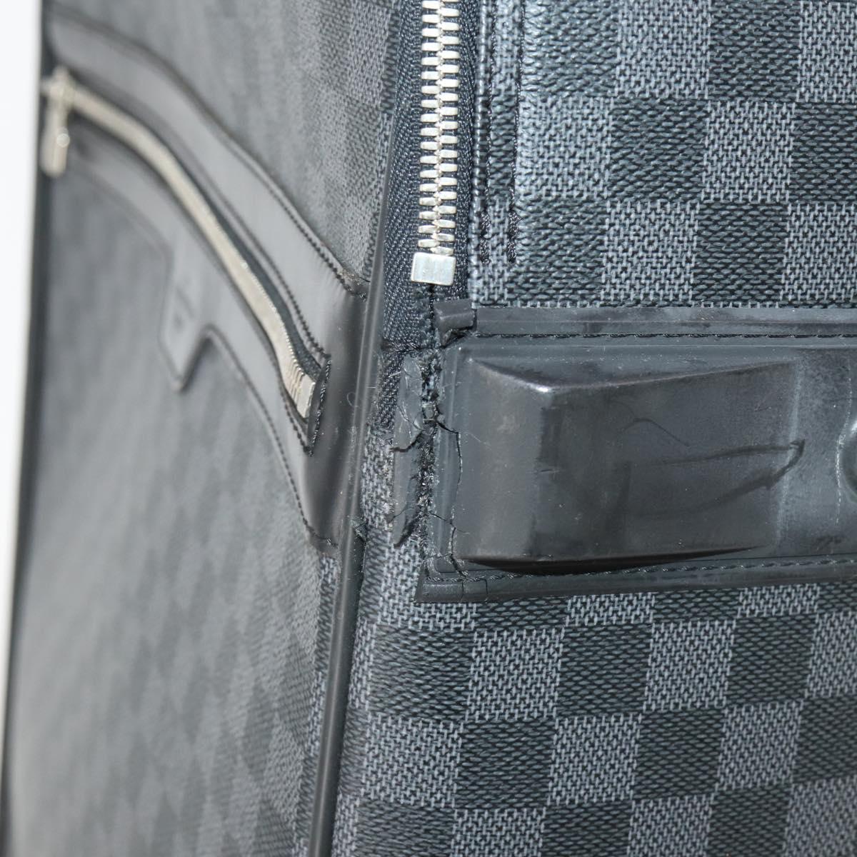 LOUIS VUITTON Damier Graphite Pegas 55 N23300 LV Auth 184132