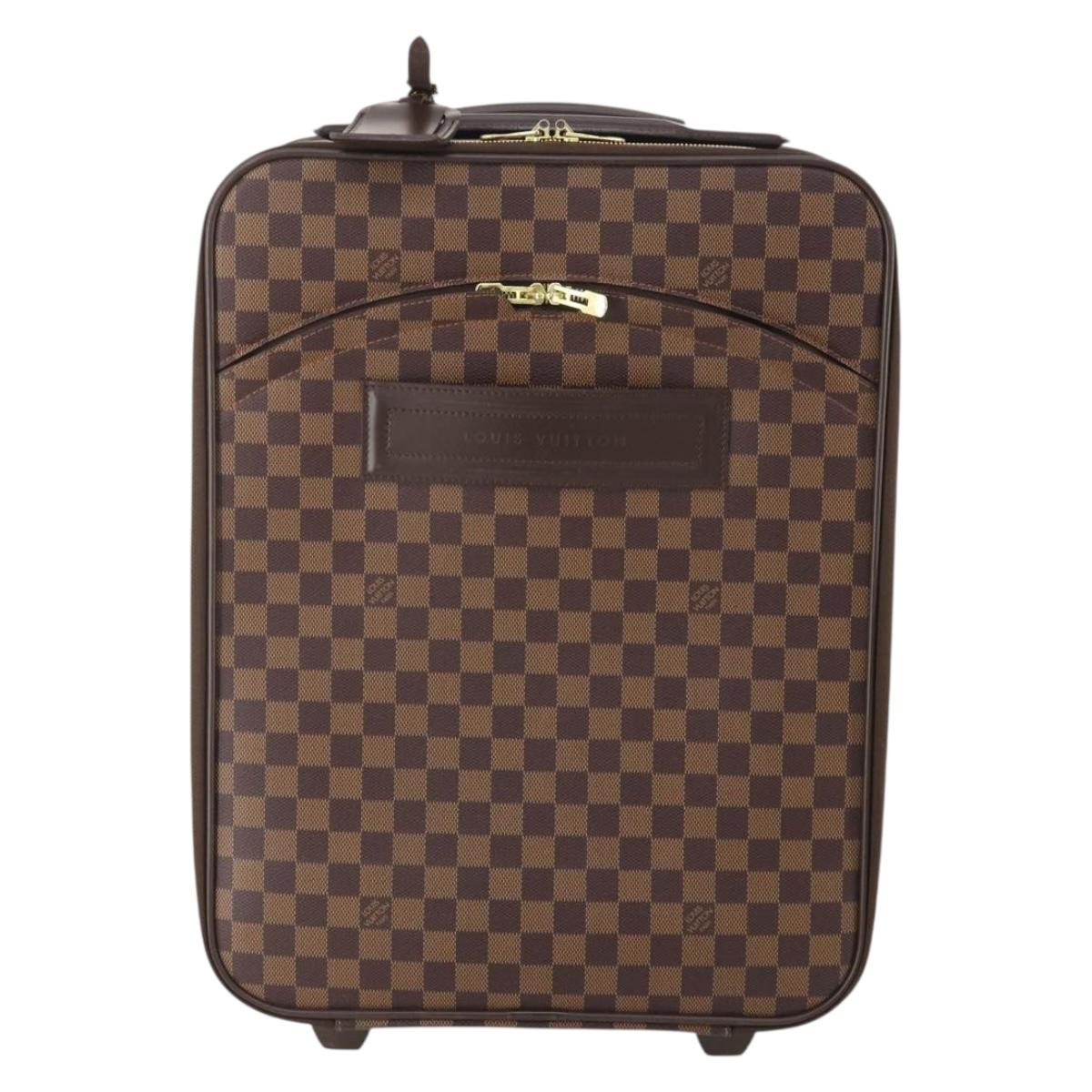 LOUIS VUITTON Damier Ebene Pegas 45 Trunk N23293 LV Auth 184133