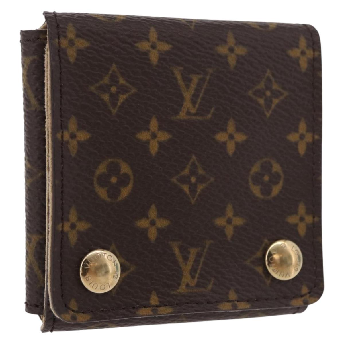 LOUIS VUITTON Monogram Jewelry case Jewelry Box LV Auth 184134