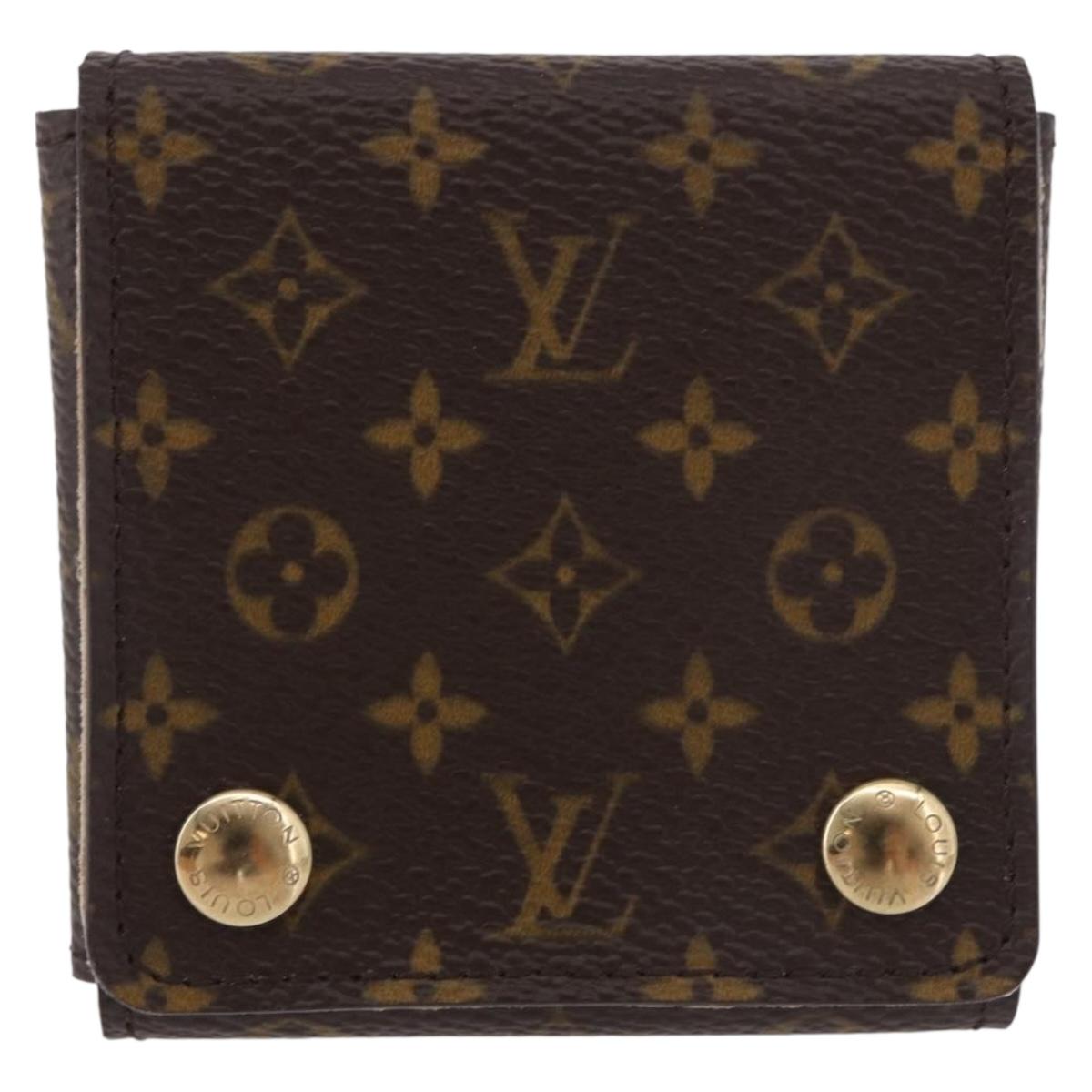 LOUIS VUITTON Monogram Jewelry case Jewelry Box LV Auth 184134