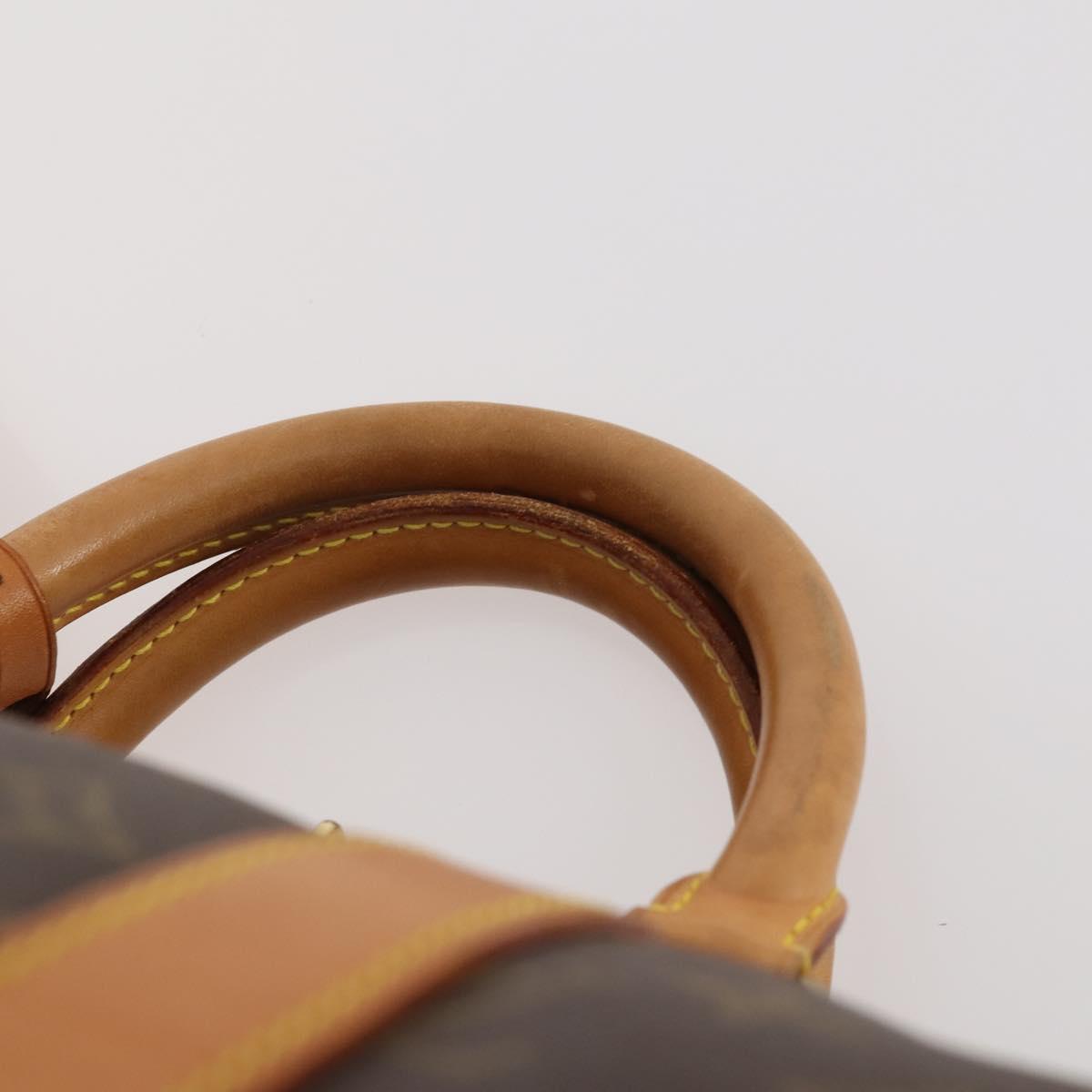 LOUIS VUITTON Monogram Keepall 55 Boston Bag M41424 LV Auth 184149A