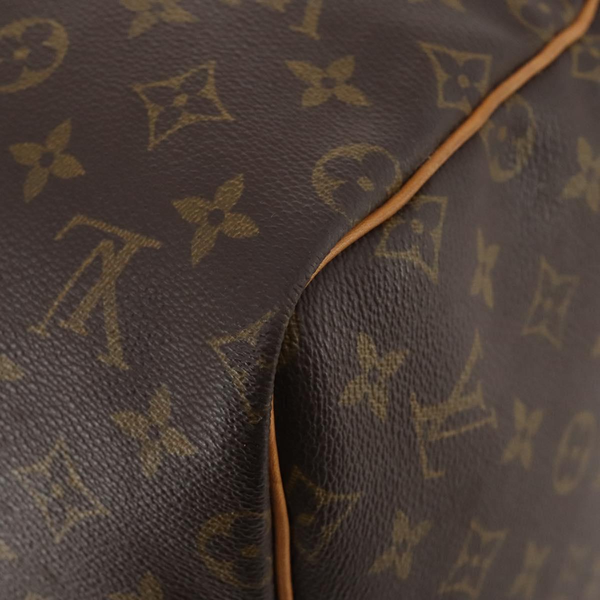 LOUIS VUITTON Monogram Keepall 55 Boston Bag M41424 LV Auth 184149A