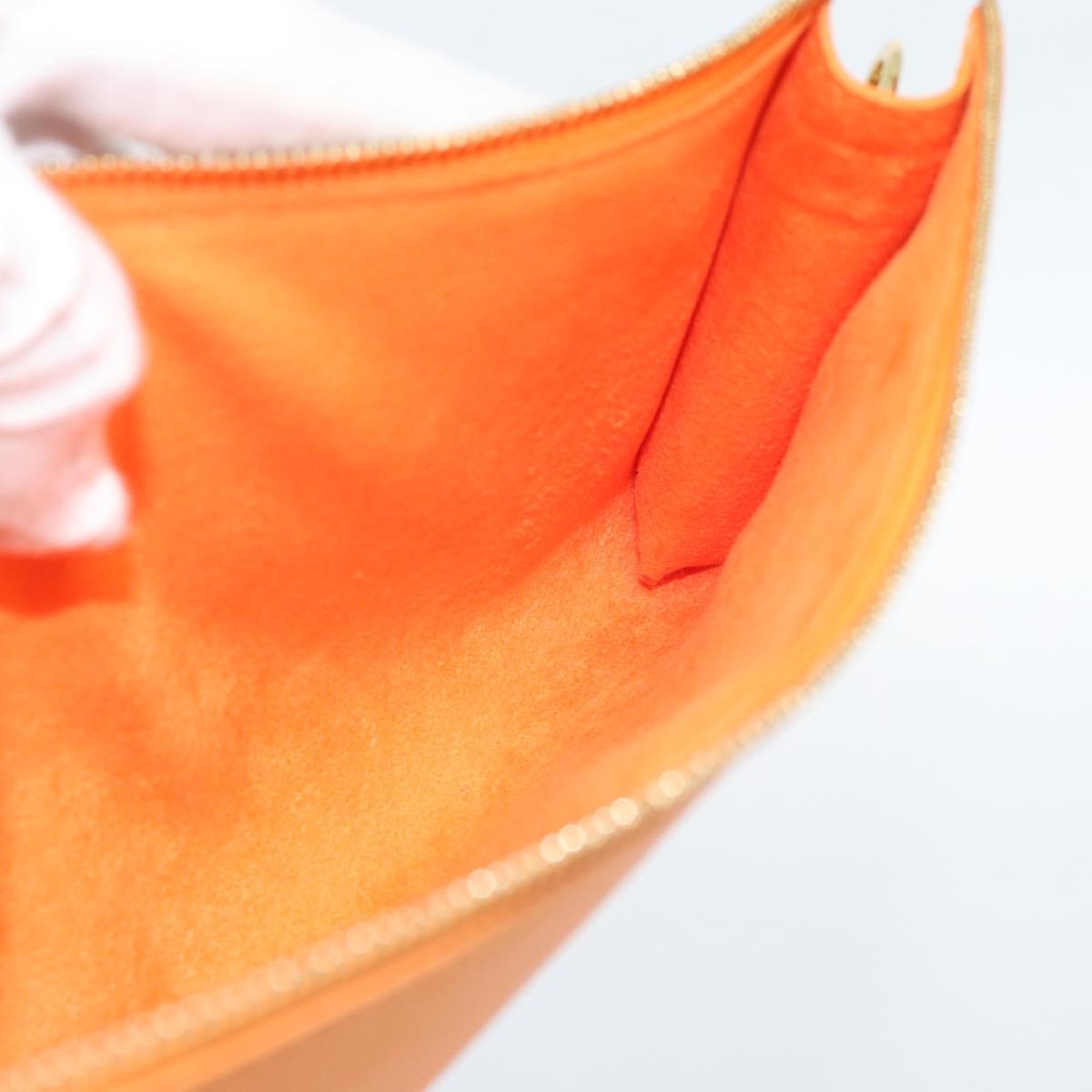 LOUIS VUITTON Epi Pochette Accessoires Orange Mandarin M5294H LV Auth 184158SAV
