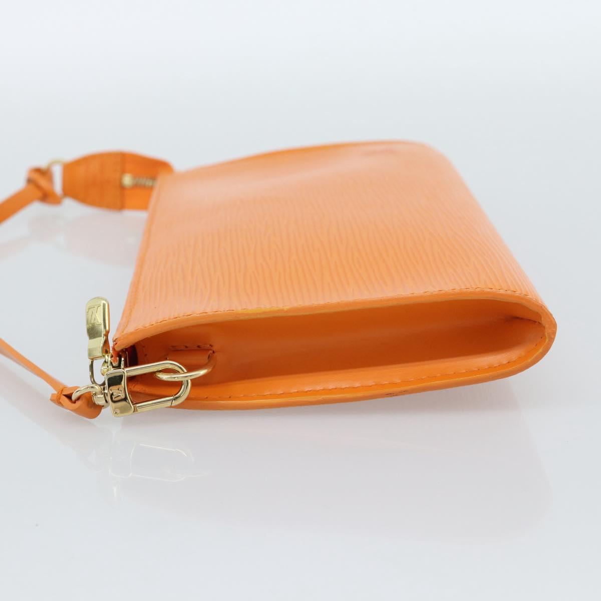 LOUIS VUITTON Epi Pochette Accessoires Orange Mandarin M5294H LV Auth 184158SAV