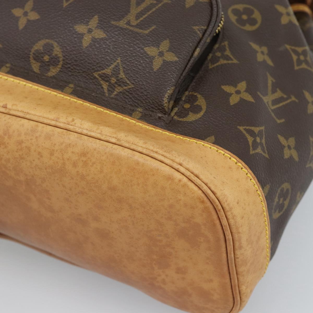 LOUIS VUITTON Monogram Montsouris MM Backpack M51136 LV Auth 184165