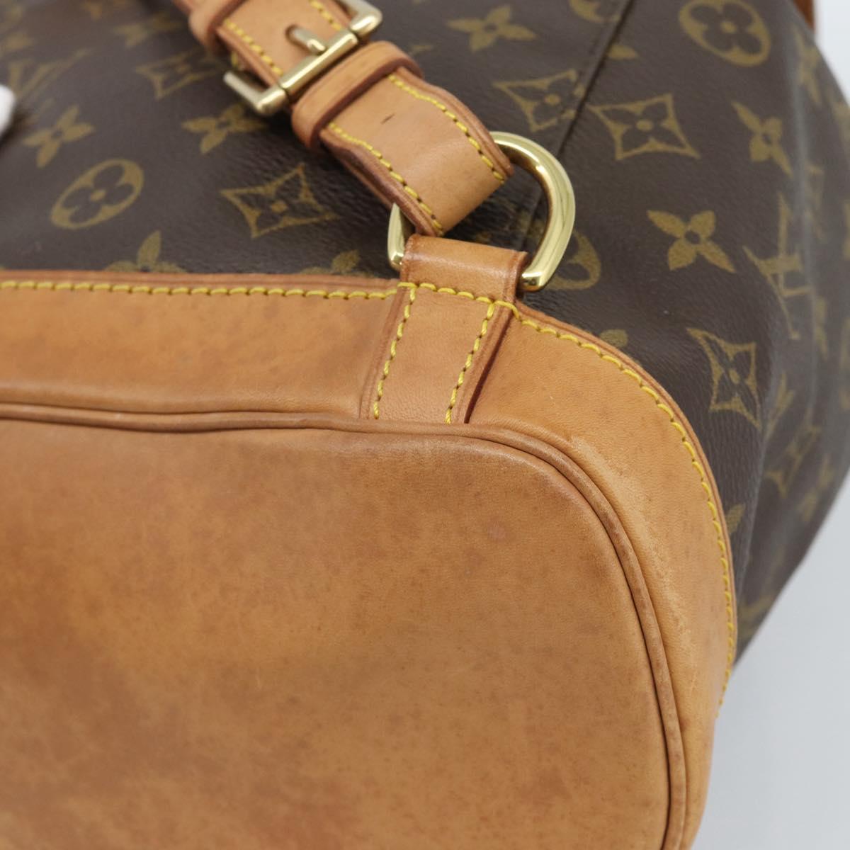 LOUIS VUITTON Monogram Montsouris MM Backpack M51136 LV Auth 184165