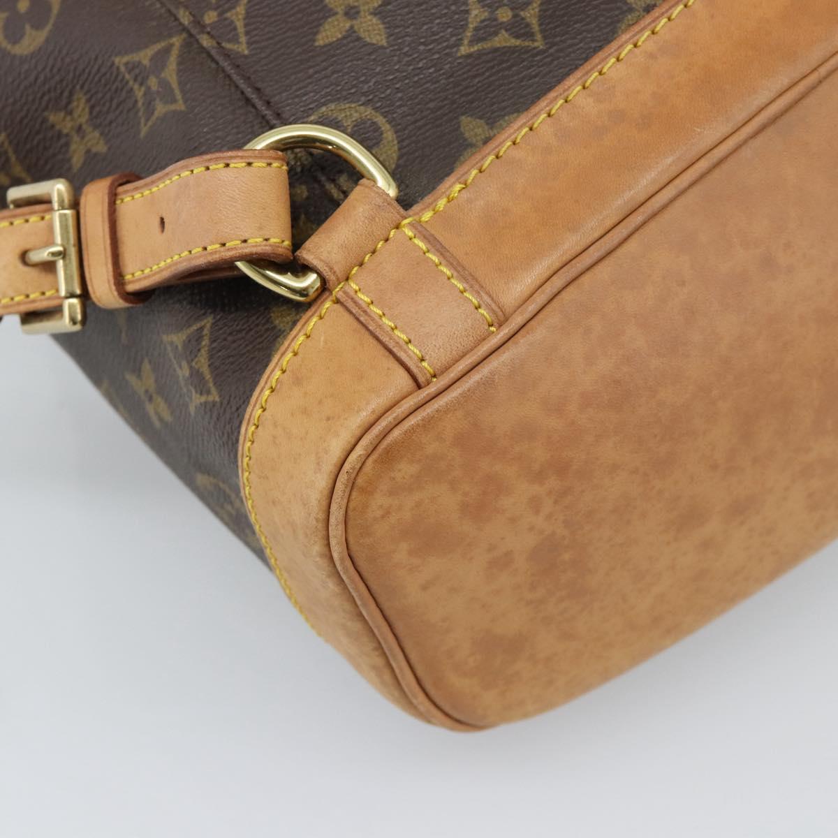 LOUIS VUITTON Monogram Montsouris MM Backpack M51136 LV Auth 184165