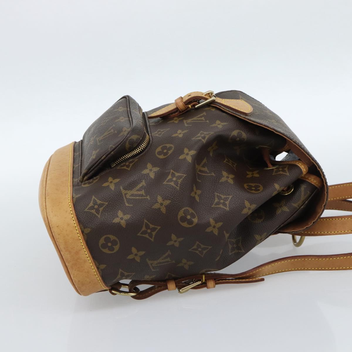 LOUIS VUITTON Monogram Montsouris MM Backpack M51136 LV Auth 184165