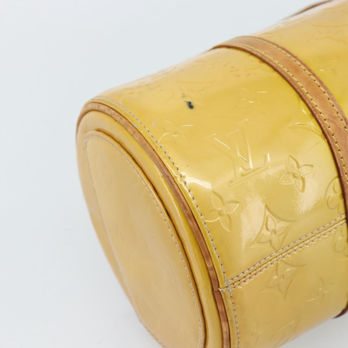 LOUIS VUITTON Monogram Vernis Bedford Hand Bag Beige M91006 LV Auth 184175