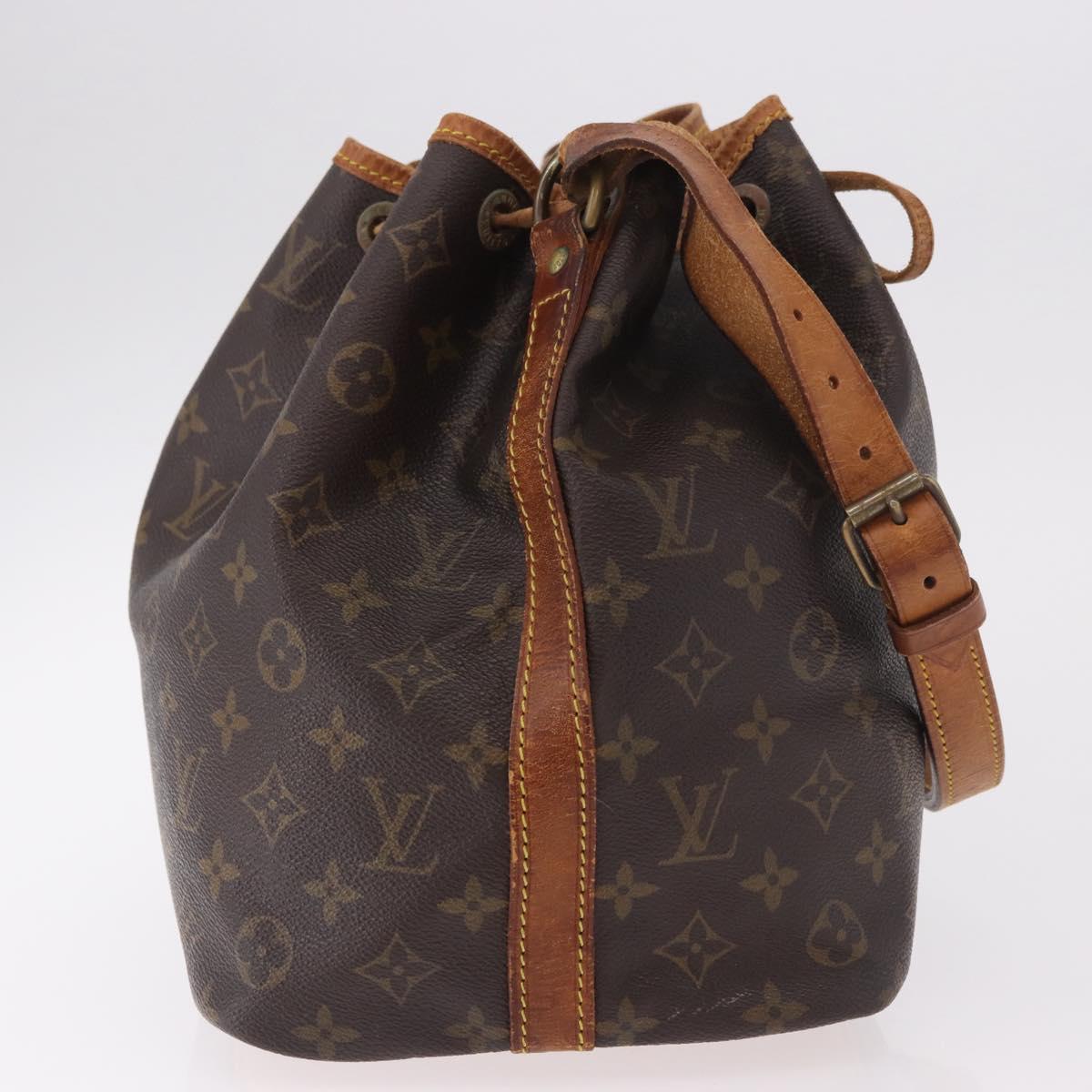 LOUIS VUITTON Monogram Petit Noe Shoulder Bag M42226 LV Auth 184183