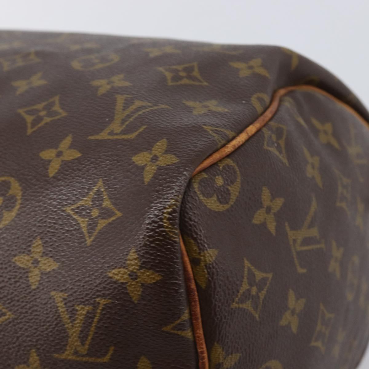 LOUIS VUITTON Monogram Speedy 30 Hand Bag M41526 LV Auth 184184