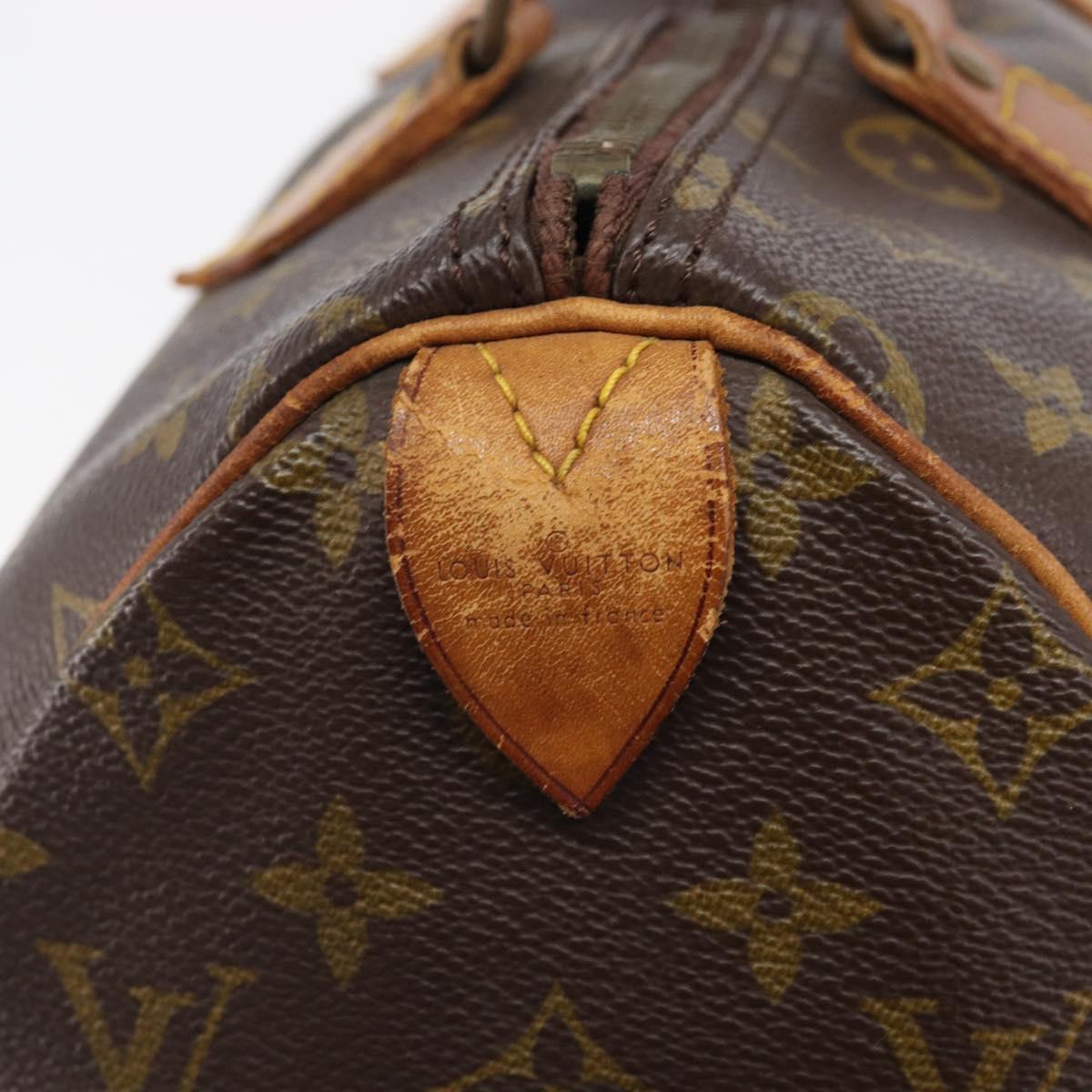 LOUIS VUITTON Monogram Speedy 30 Hand Bag M41526 LV Auth 184184