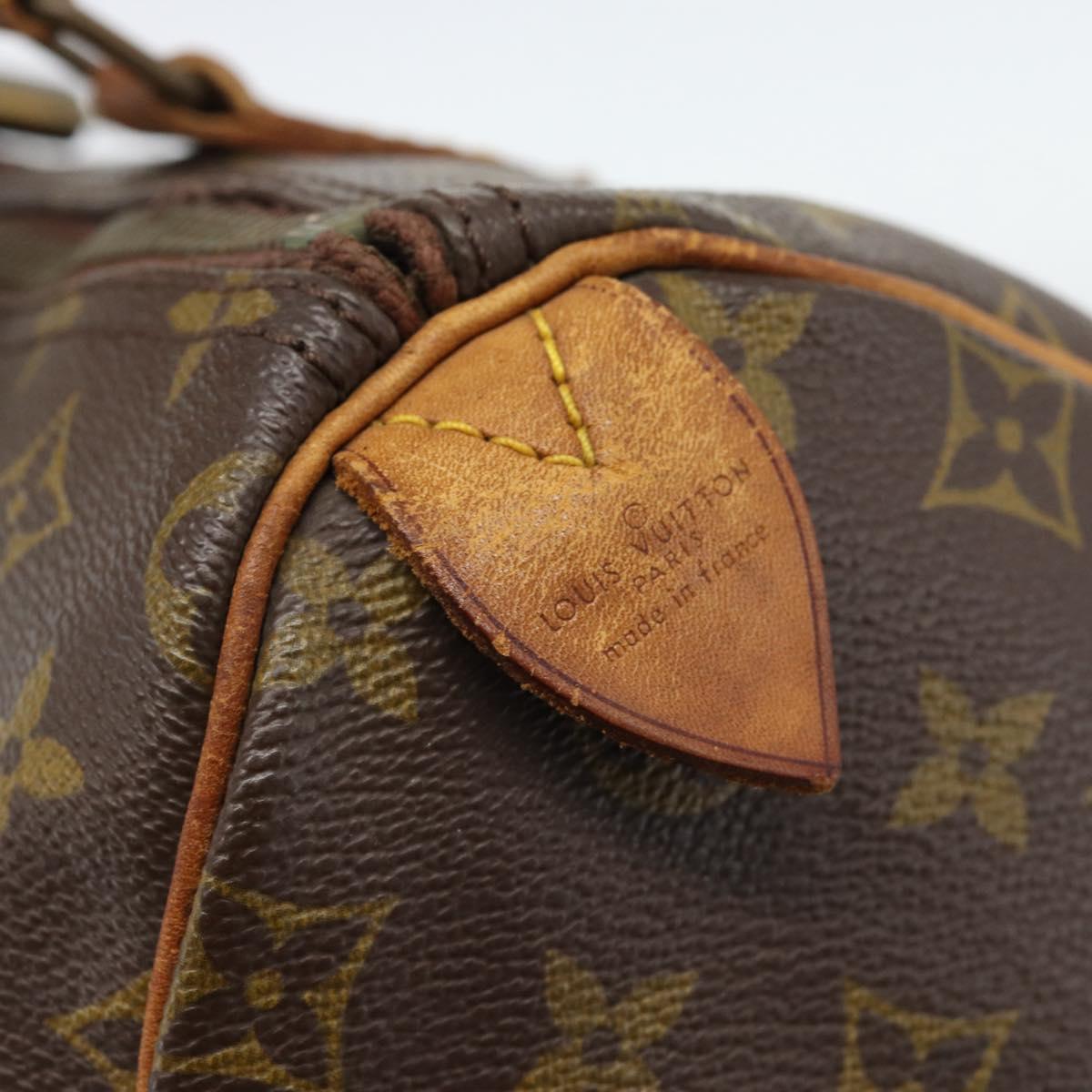 LOUIS VUITTON Monogram Speedy 30 Hand Bag M41526 LV Auth 184184A