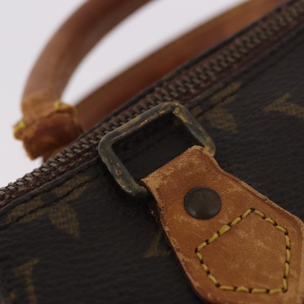 LOUIS VUITTON Monogram Mini Speedy Hand Bag M41534 LV Auth 184188