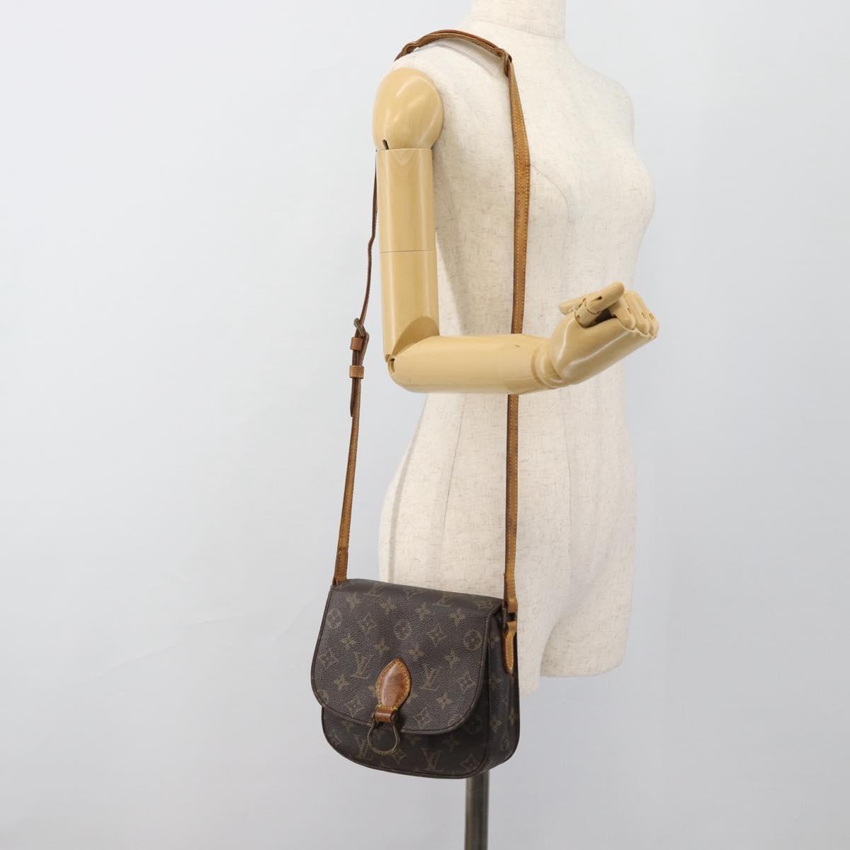 LOUIS VUITTON Monogram Saint Cloud MM Shoulder Bag M51243 LV Auth 184189