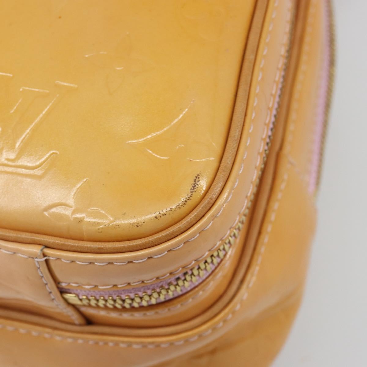 LOUIS VUITTON Monogram Vernis Marley Marshmallow Pink M91039 LV Auth 184200