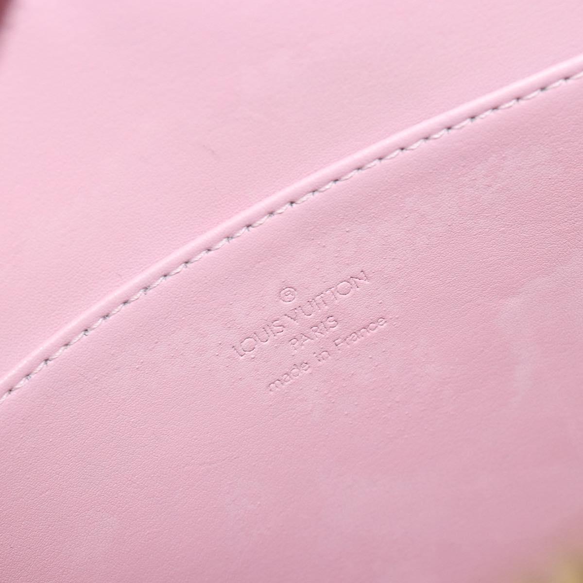 LOUIS VUITTON Monogram Vernis Marley Marshmallow Pink M91039 LV Auth 184200