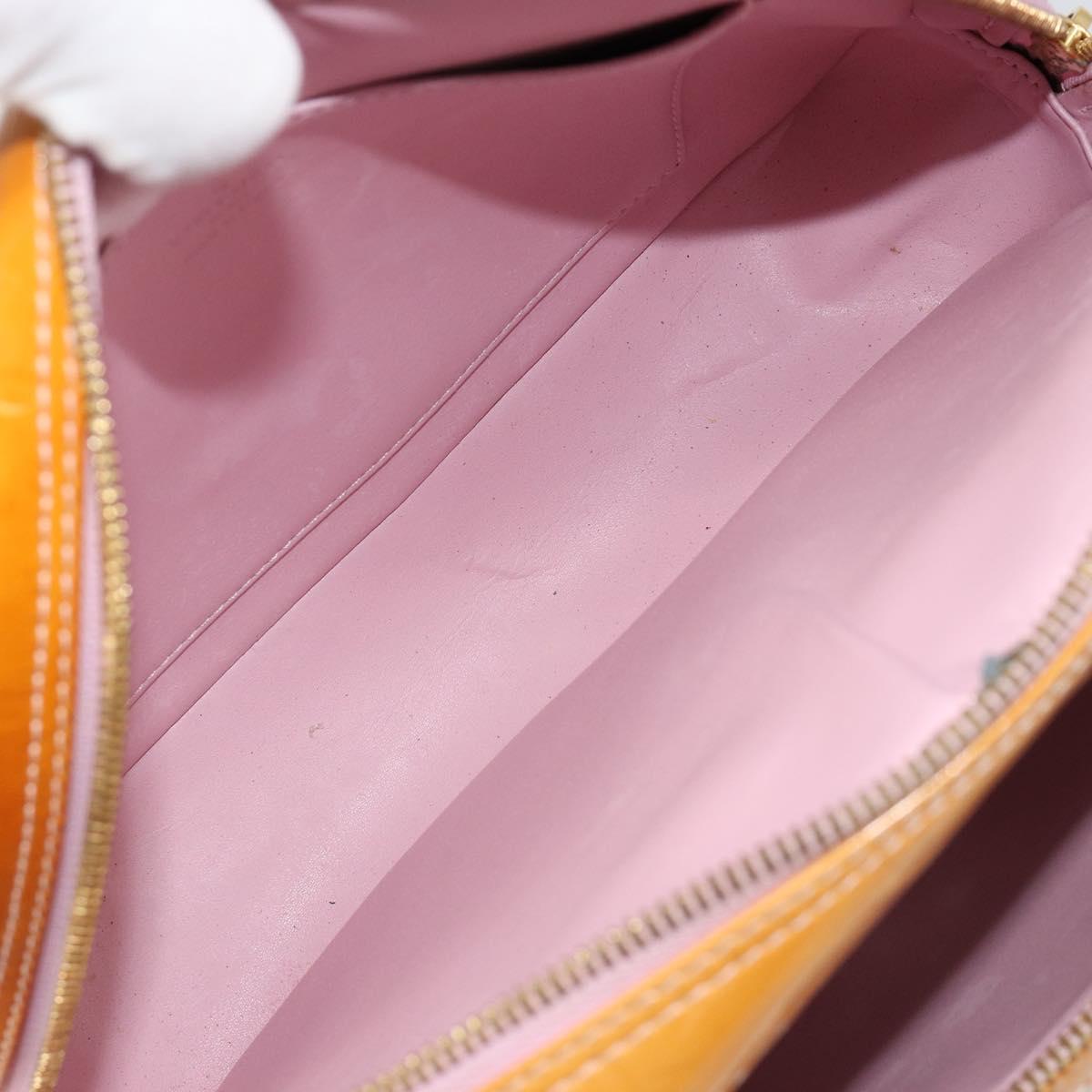 LOUIS VUITTON Monogram Vernis Marley Marshmallow Pink M91039 LV Auth 184200