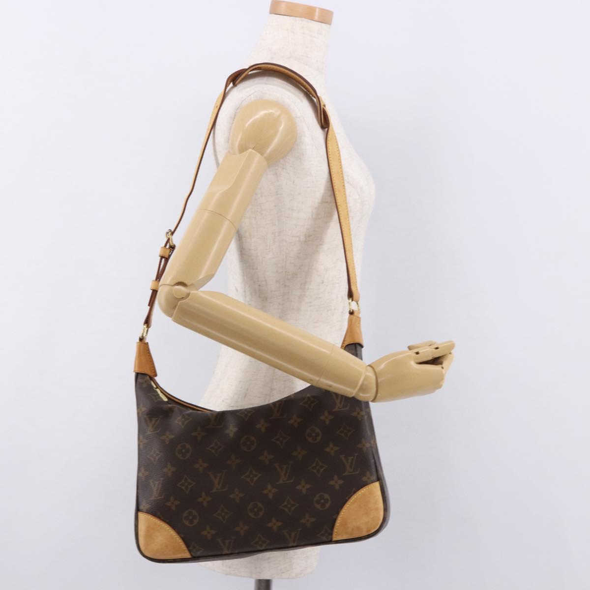 LOUIS VUITTON Monogram Boulogne 30 Shoulder Bag M51265 LV Auth 184202V