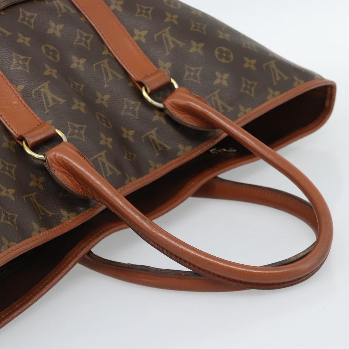 LOUIS VUITTON Monogram Sac Weekend GM Tote Bag M42420 LV Auth 184205