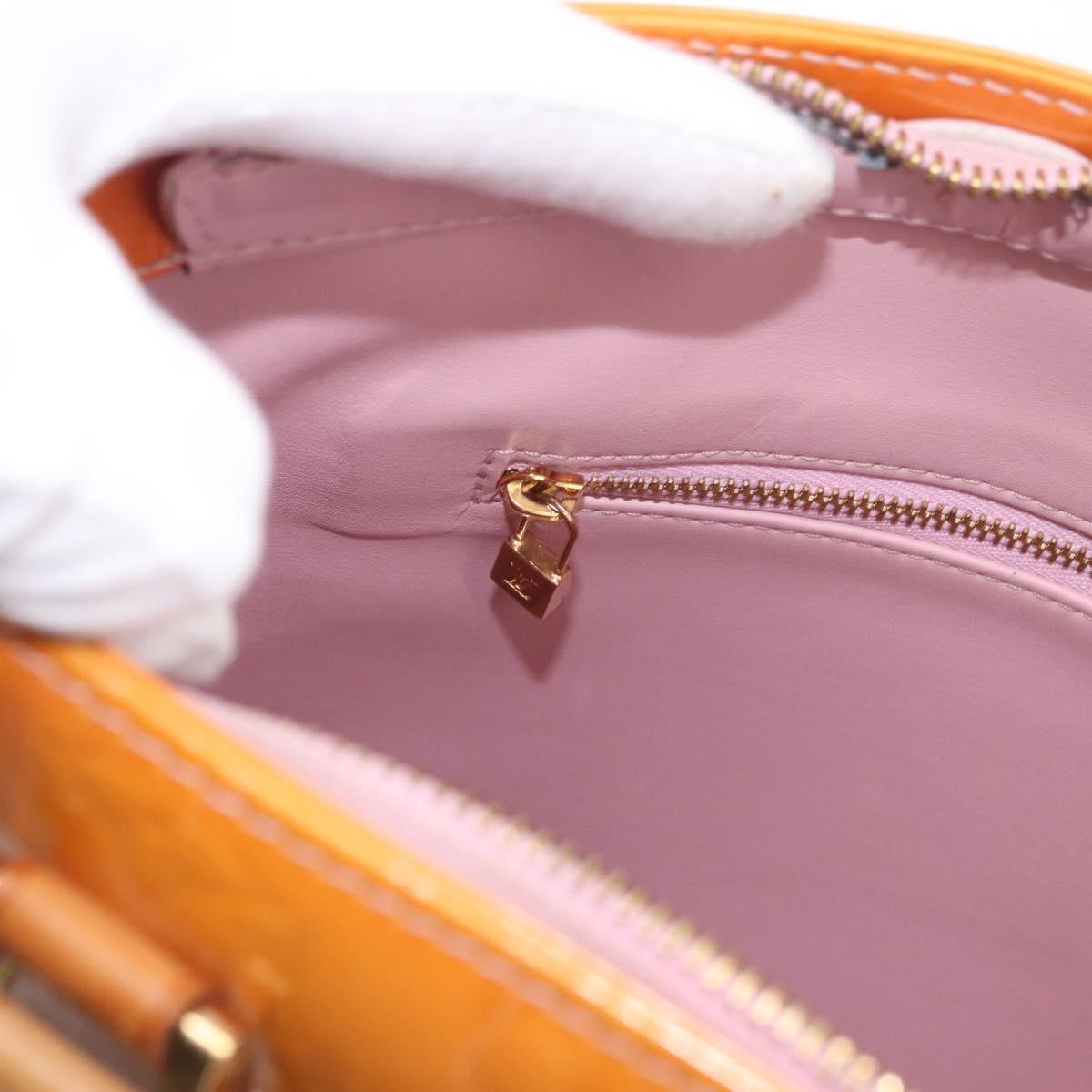 LOUIS VUITTON Monogram Vernis Houston Bag Marshmallow Pink M91302 LV Auth 184212